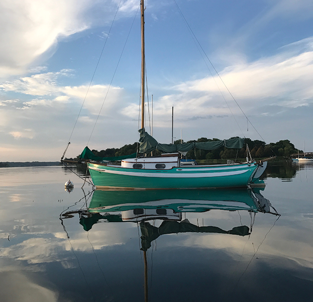 Lens on the Lake: Sailboat at Rest | White Bear Lake